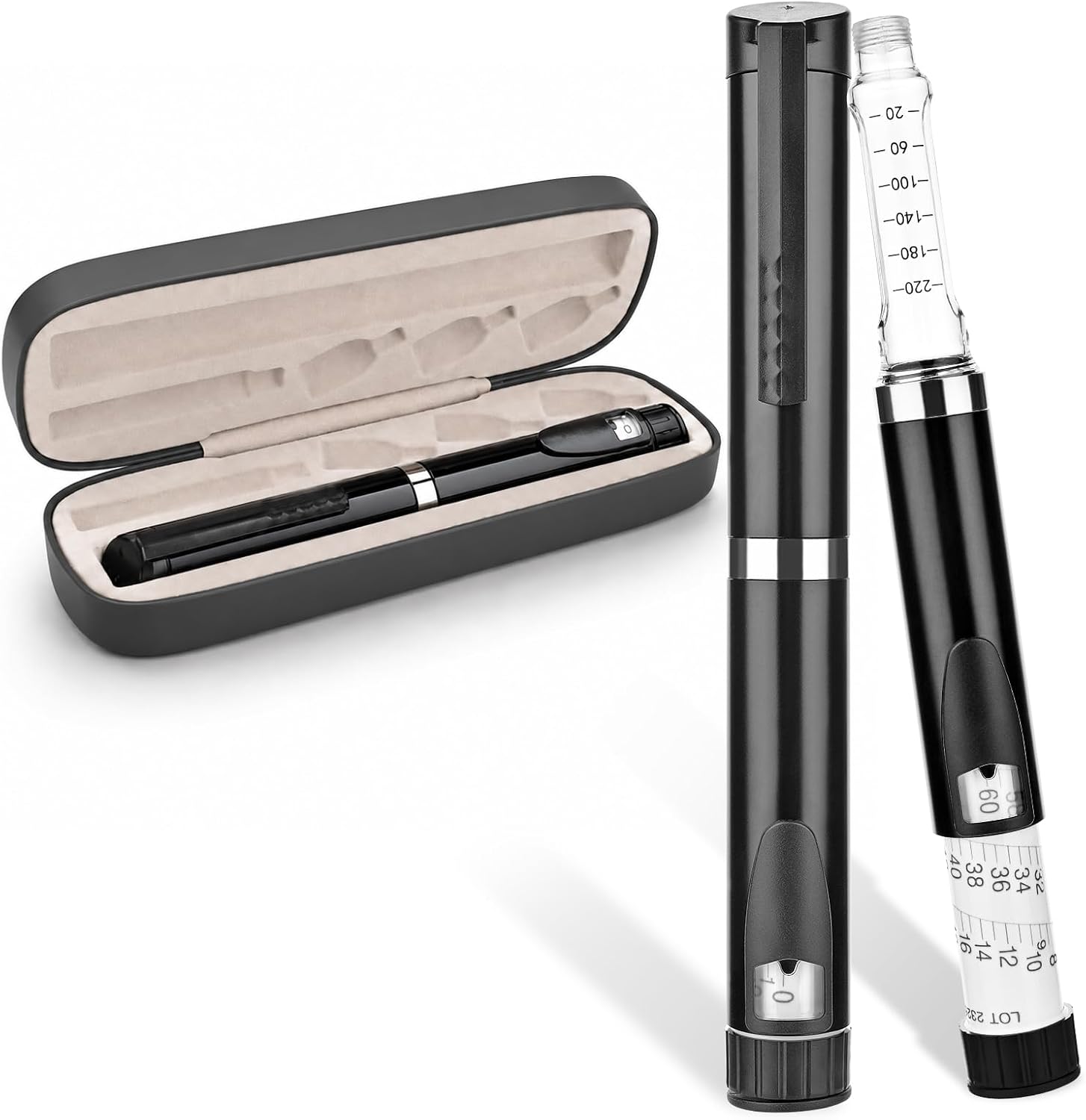 Travel Accessories Essentials - 60 Einheiten Peptid-Pen-Injektor Wiederverwendbarer V3 Injektor