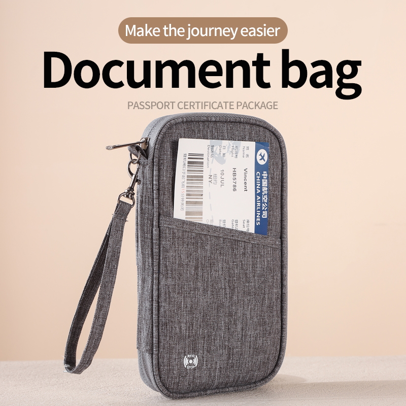 Travel Accessories Essentials - Rfid-blockierende Reisepass-Geldbörse, Reisepasshülle, Tasche, Familien-Reiseutensilien, Geldbörse,