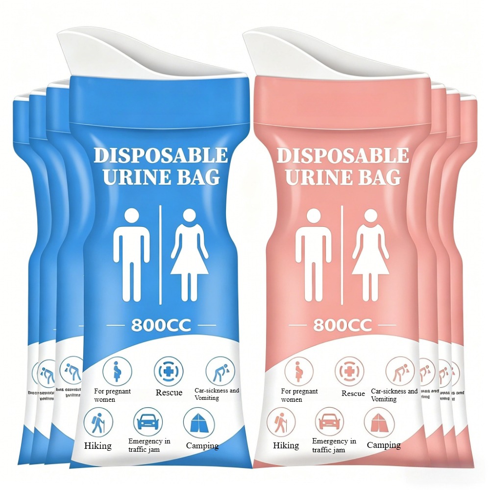 Travel Accessories For Men - 12 Stück Neue Auto-Notfall-Urinbeutel, Einweg Tragbare
