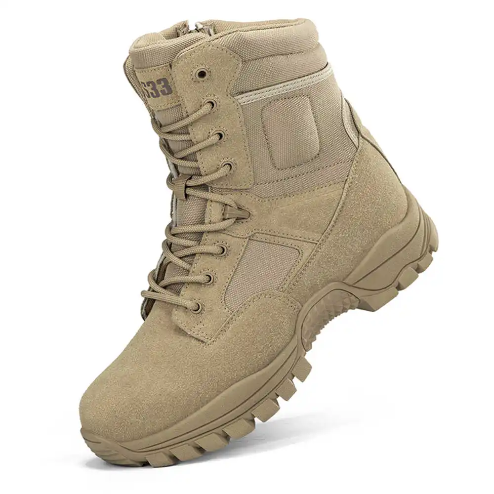 Travel Accessories On Sale - Rutschfeste Wanderstiefel aus echtem Leder, Designer-Schuhe