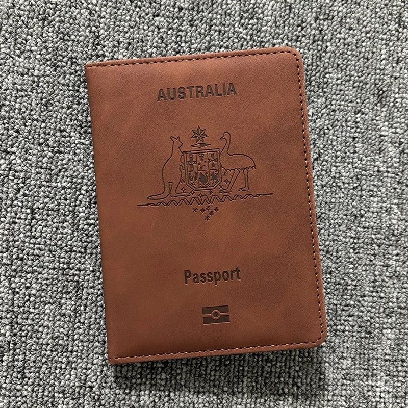 Passport Holder Rfid - Australien Reisepasshülle Rfid Blocking Reisebrieftasche Australische