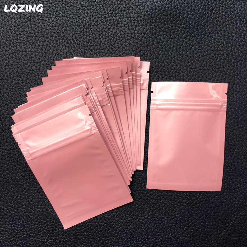 Reusable Zip Bag - 40 Stück Mini-Reiß verschluss taschen mit