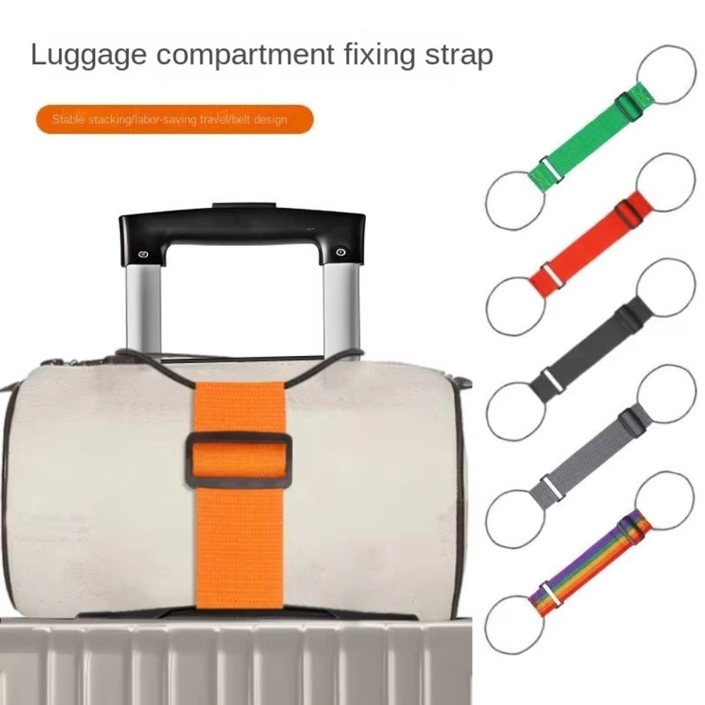 Luggage Strap Belt - Elastischer Verstellbarer Gepäckgurt, Bungee-Reisesicherheitsgurt, für Handgepäck,
