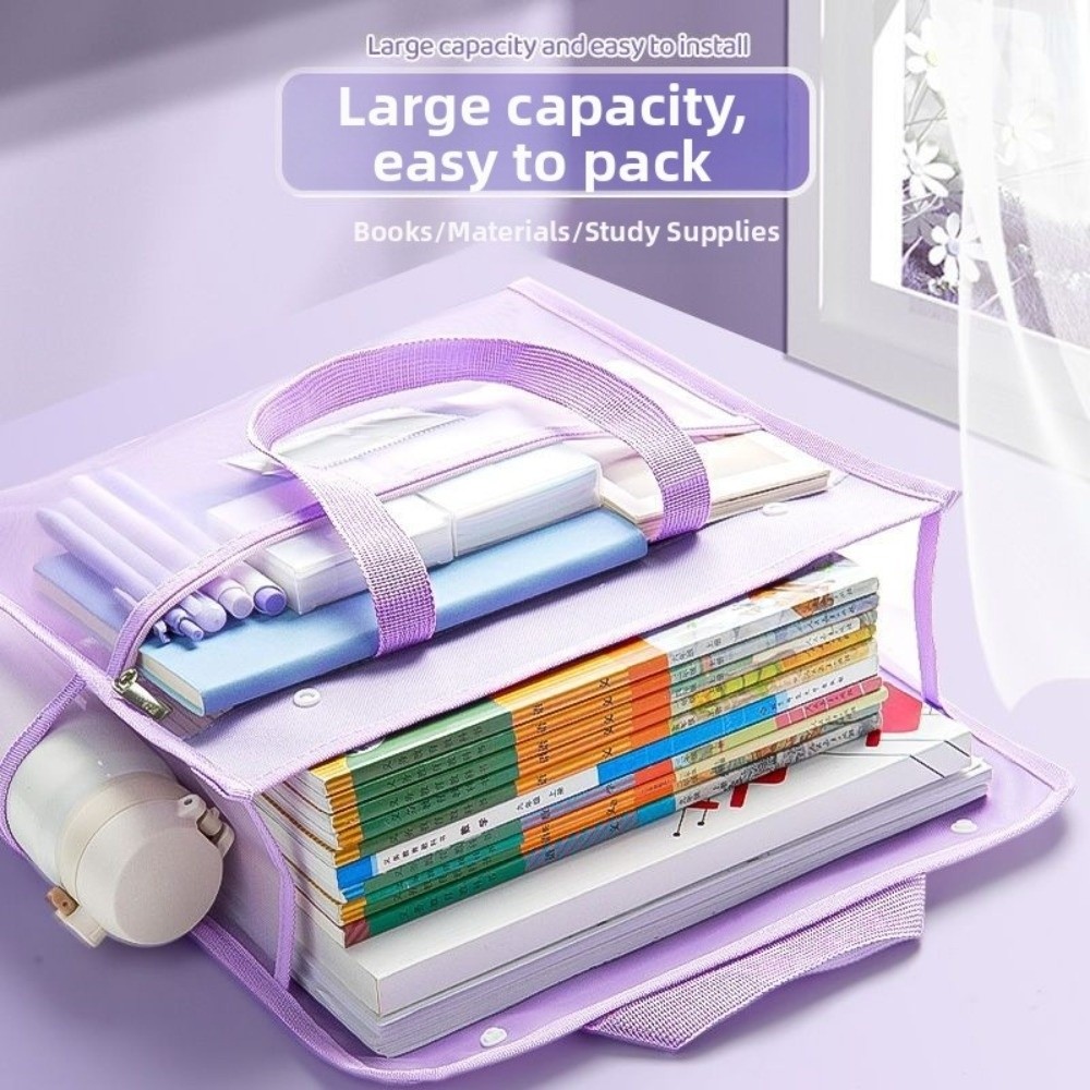 Reusable Zip Bag - Wiederverwendbare A4 Multifunktionale Netztasche Transparente Große