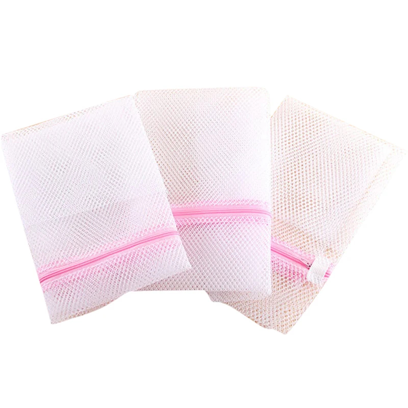 Reusable Zip Bag - 3 Größen Wiederverwendbare Wäschesäcke mit Reißverschluss