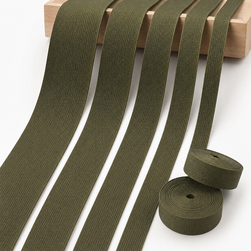 Travel Accessories To Sew - 2-10M 20-50mm Nylon-Gurtband Armeegrün Doppelseitiges Band