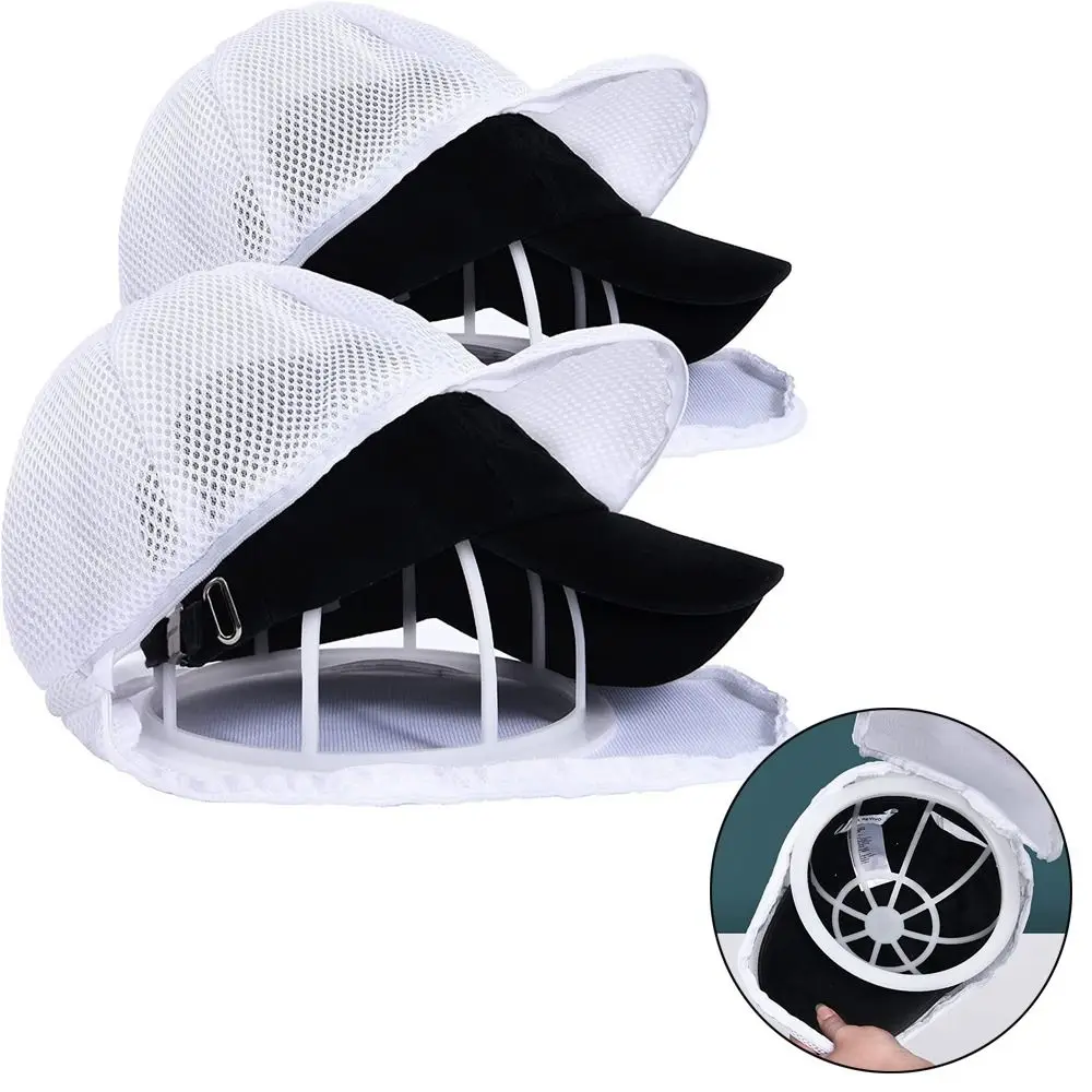 Reusable Zip Bag - Waschmaschine Polyester Hut Waschschutz Baseball Hut