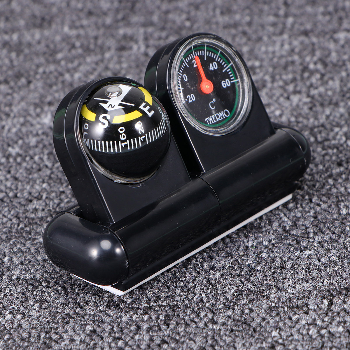 Travel Accessories Guide - Fahrzeug-Autokompass-Thermometer Multifunktionales Auto-Navigations-Dashboard-Zubehör Outdoor-Fahr- und Reiseführer-Kugel