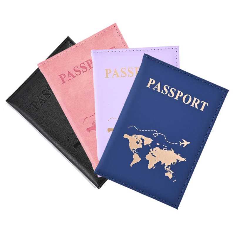 Passport Holder Rfid - Modischer Reisepasshülle mit Buchstabendruck für Damen