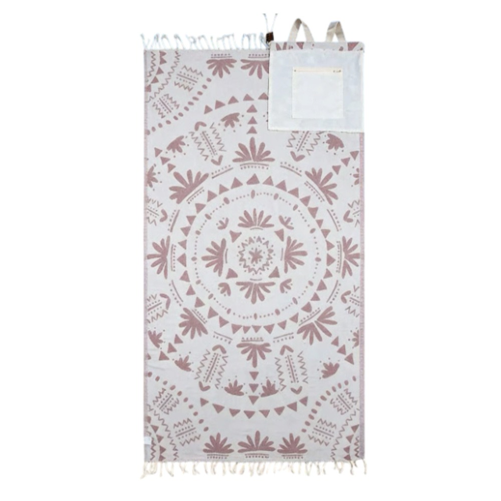 Reusable Zip Bag - Tragbares 2-in-1 Konvertierbares Handtuch & Rucksack,