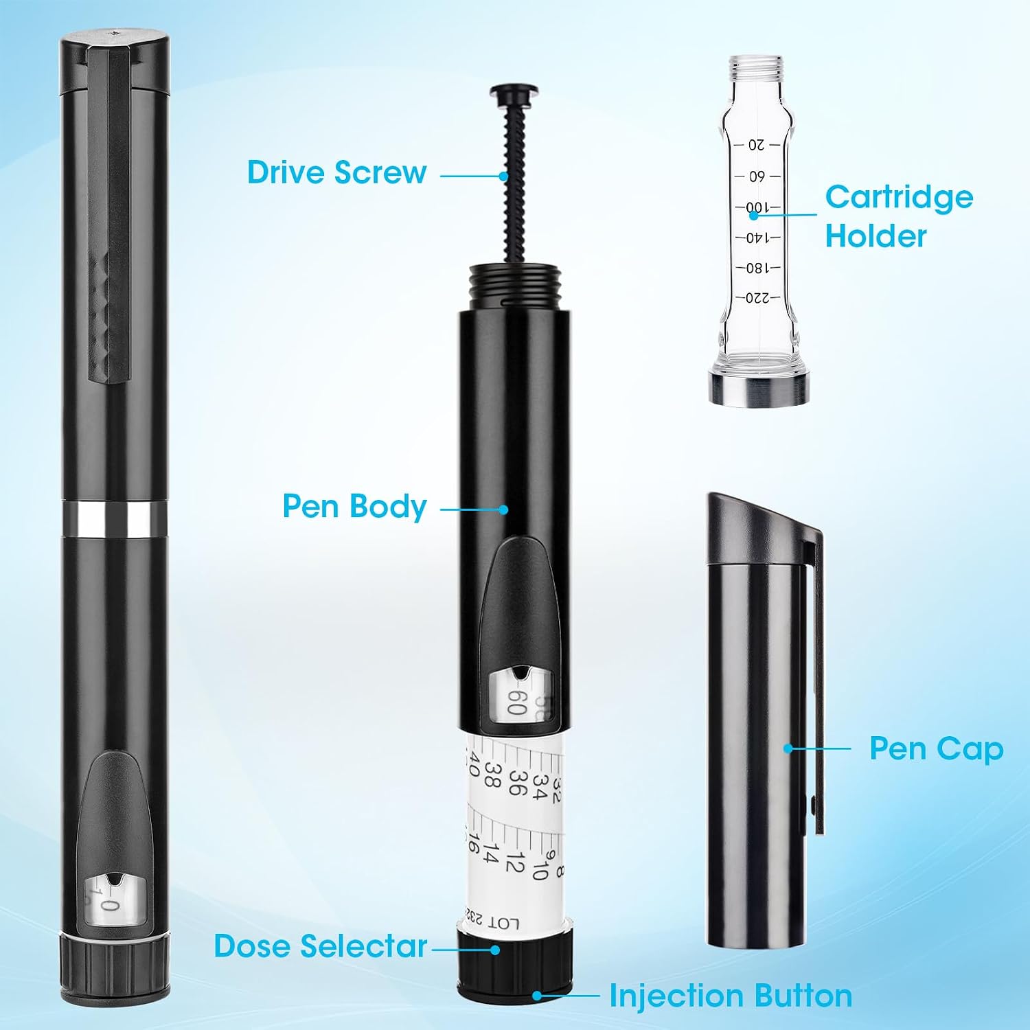 60 Einheiten Peptid-Pen-Injekt – Travel Accessories Essentials Bewertung und Preis
