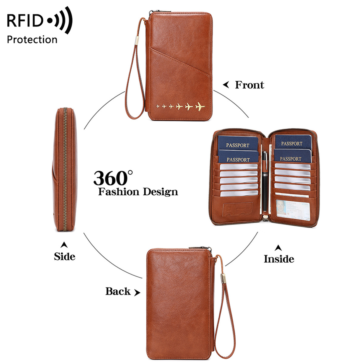 Trendiges Flugzeug-Design RFID – Passport Holder Rfid Bewertung und Preis