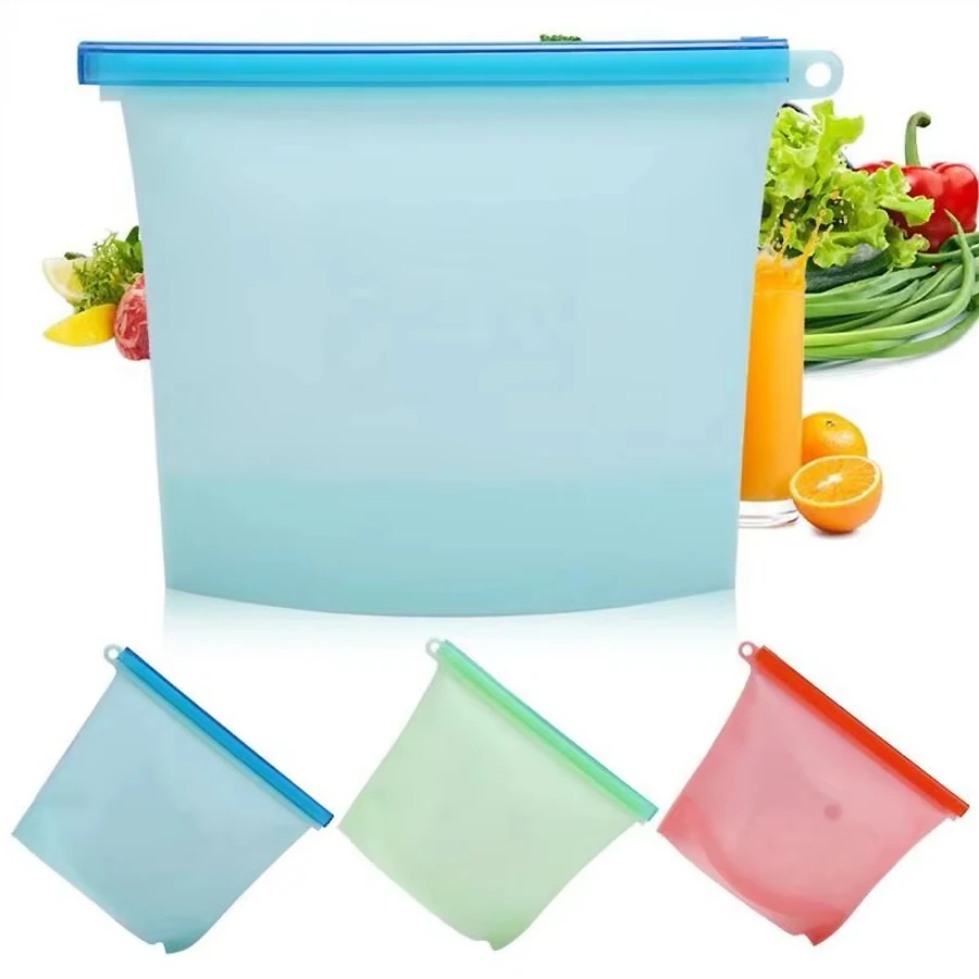 1000ml Wiederverwendbarer Sili – Reusable Zip Bag Bewertung und Preis