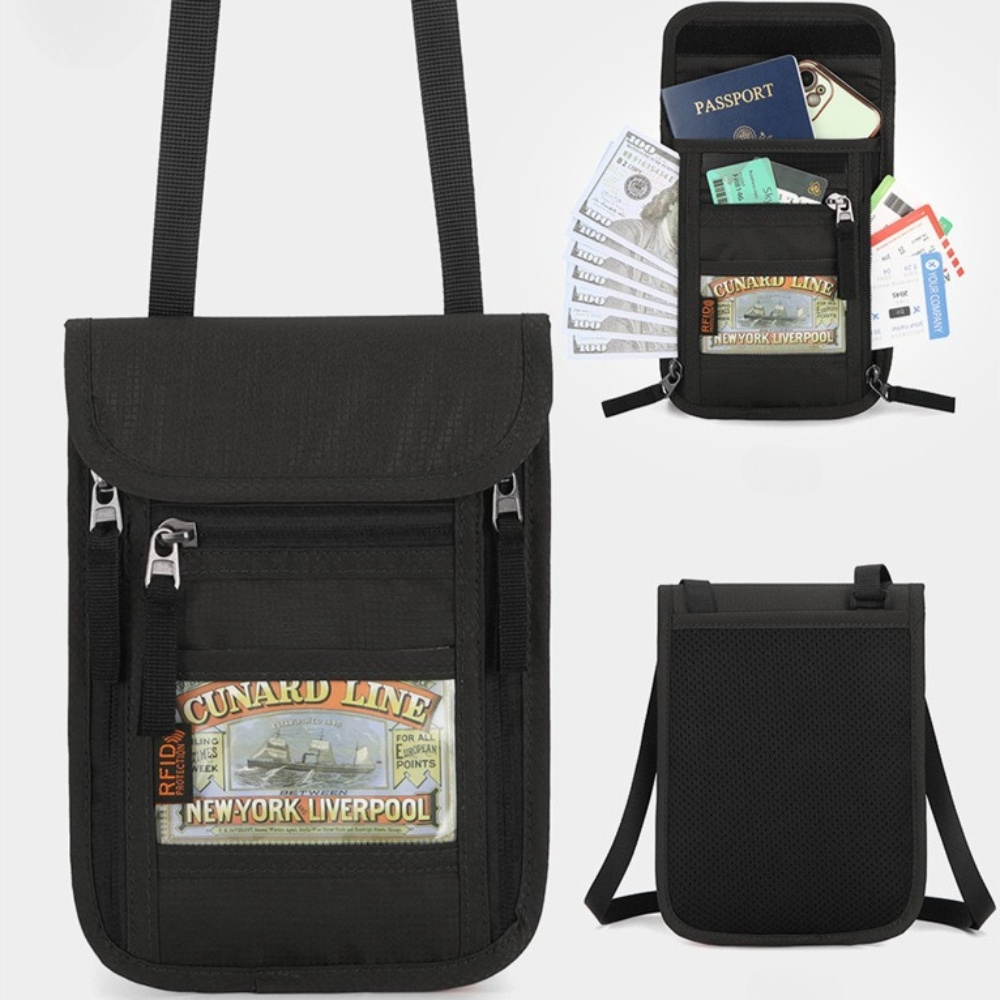 Reisepass-Tasche mit Halsband  – Passport Holder Rfid Bewertung und Preis