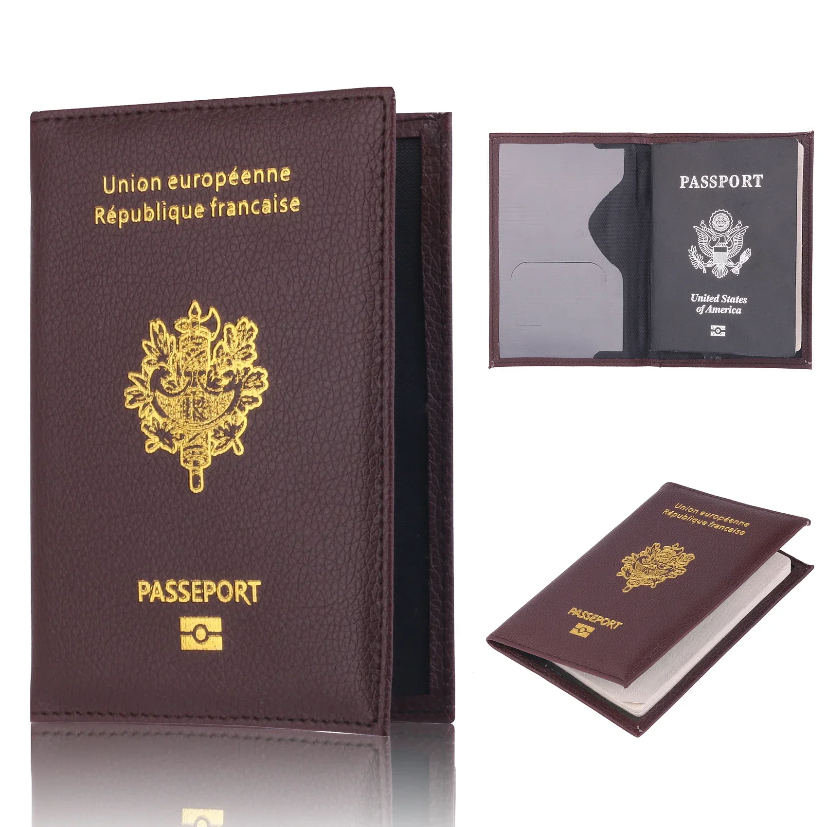 Frauen Männer Reise Pu Reisepa – Passport Holder Rfid Bewertung und Preis