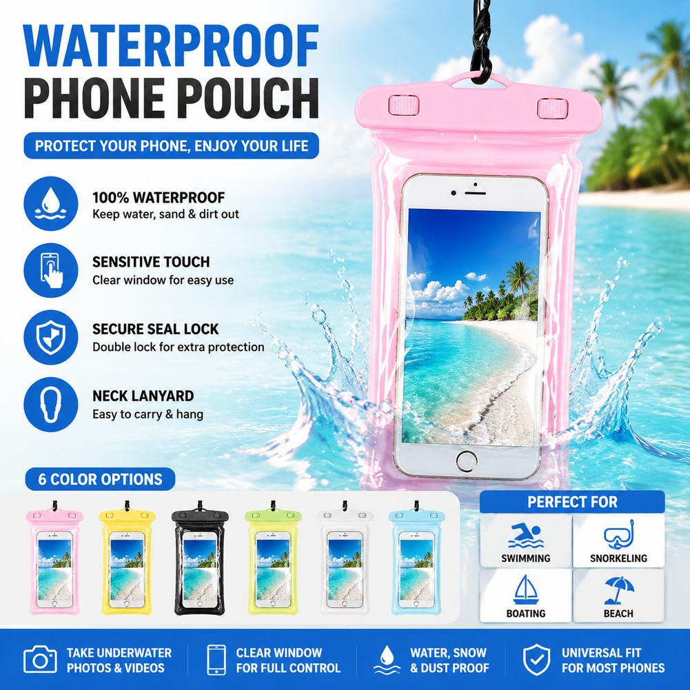 Transparente wasserdichte Hand – Travel Accessories Iphone Bewertung und Preis