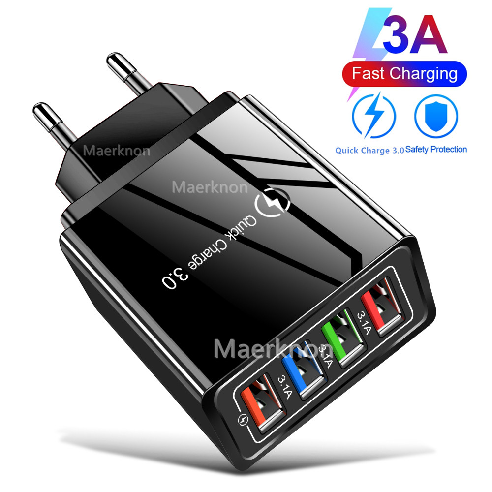 4 USB-Schnellladegeräte EU/US- – Travel Accessories Iphone Bewertung und Preis