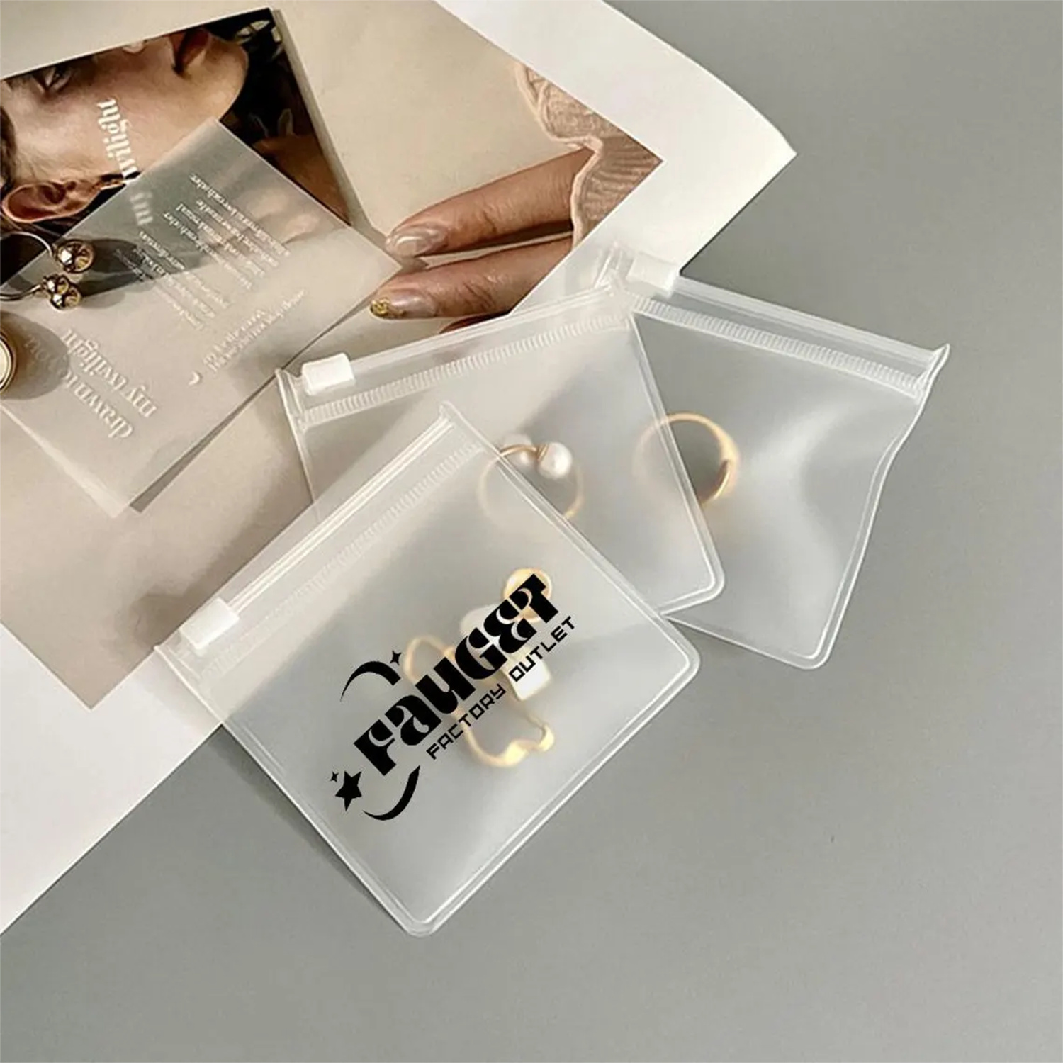 50/100 Stück individuelles Log – Reusable Zip Bag Bewertung und Preis