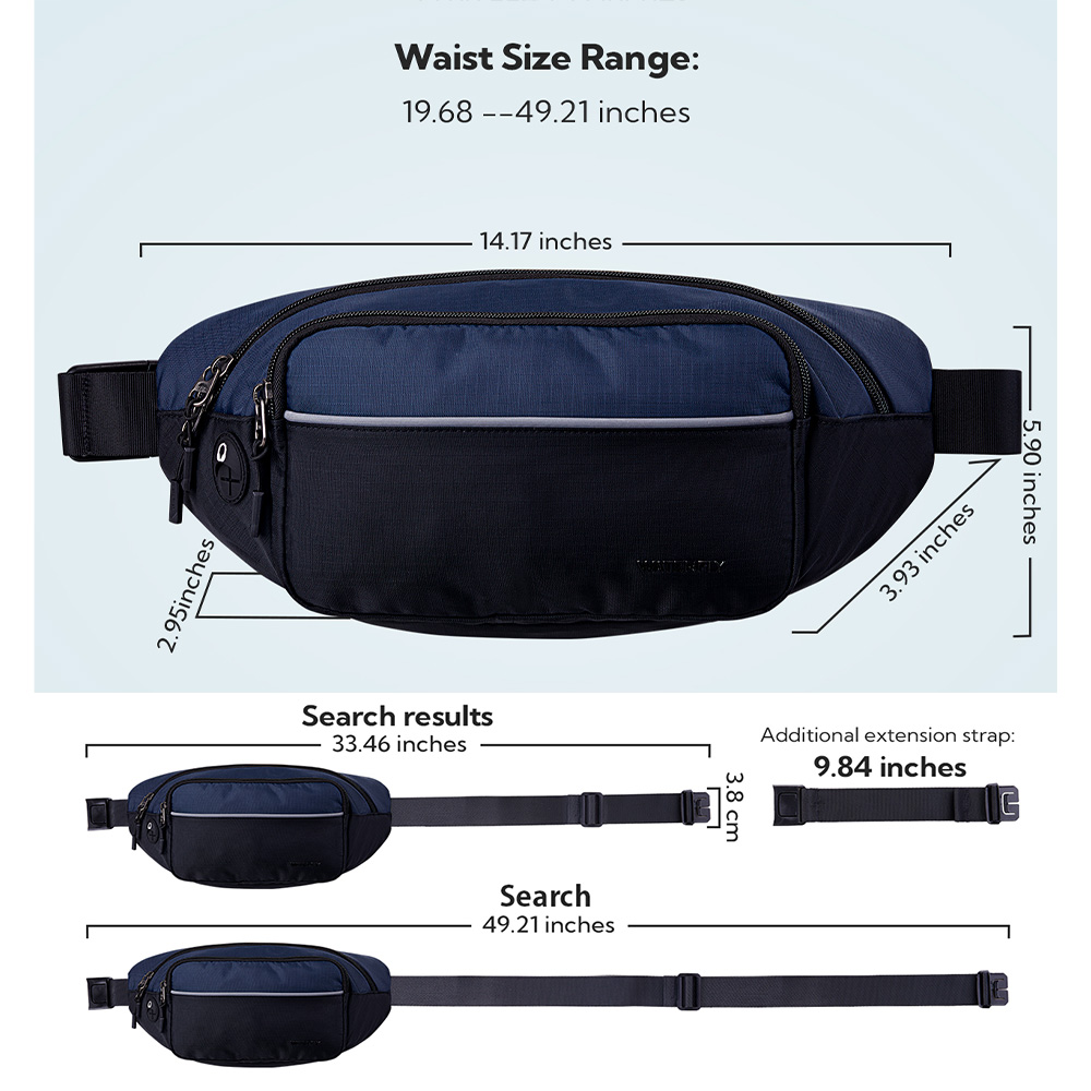 WATERFLY Fanny Pack Taille Tas – Travel Accessories For Men Bewertung und Preis