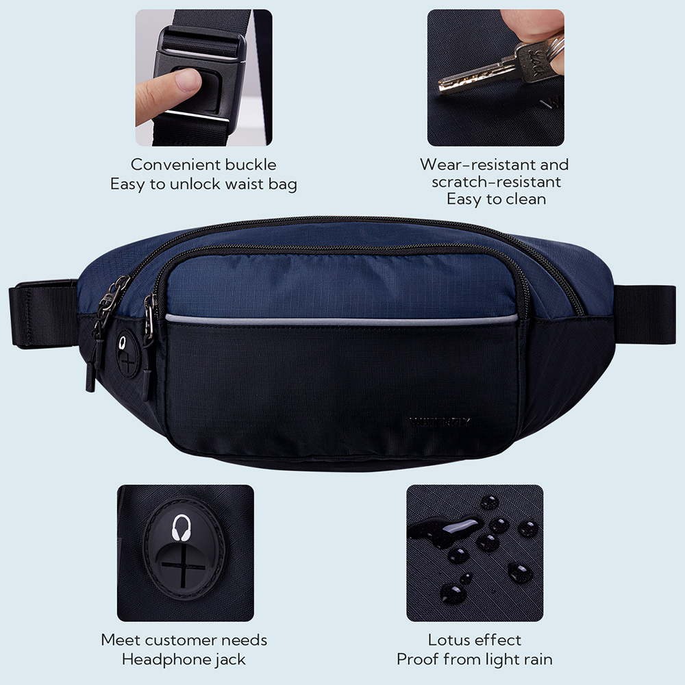 WATERFLY Fanny Pack Taille Tas – Travel Accessories For Men Bewertung und Preis