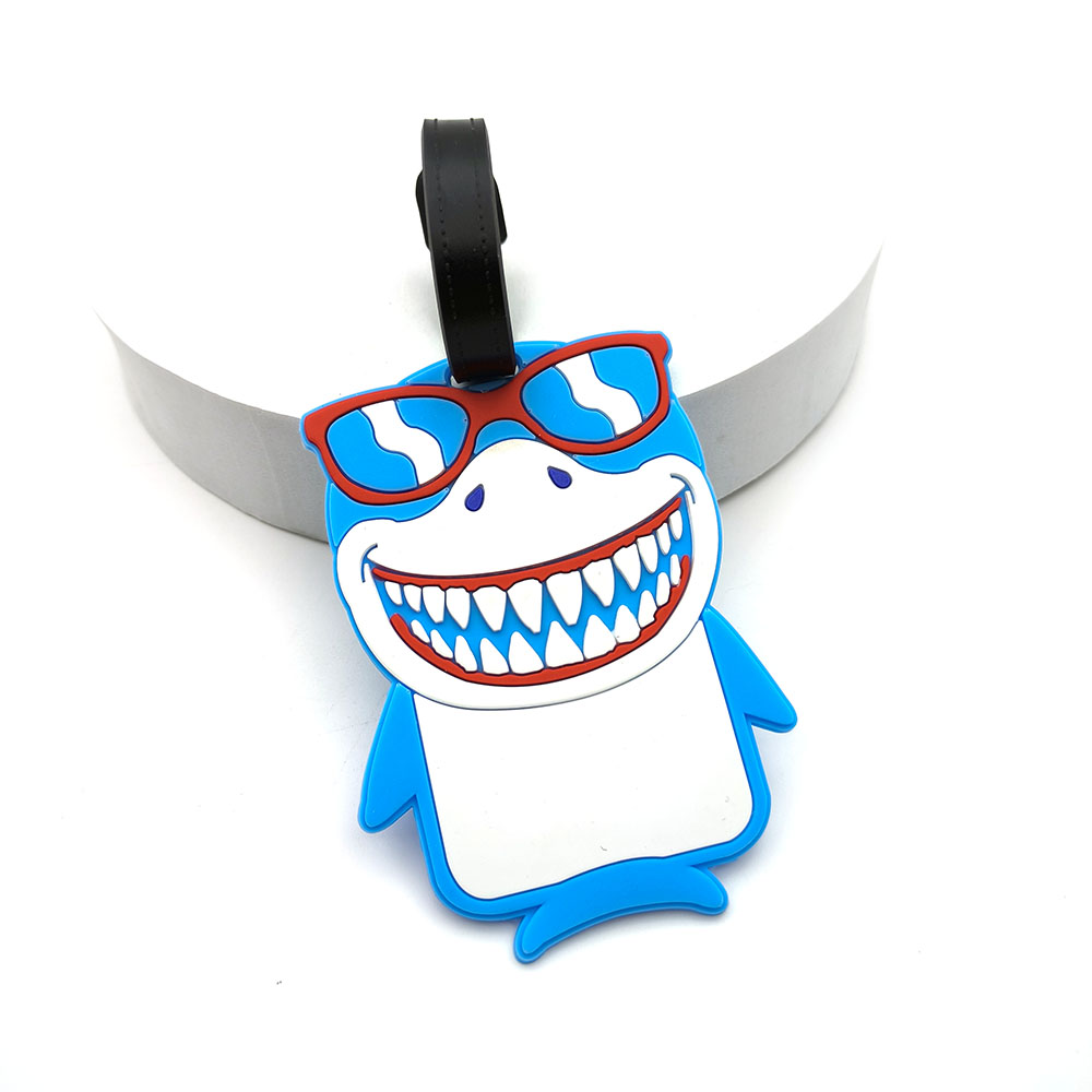 1PCS Nette Shark Gepäck Tag In – Travel Accessories Essentials Bewertung und Preis