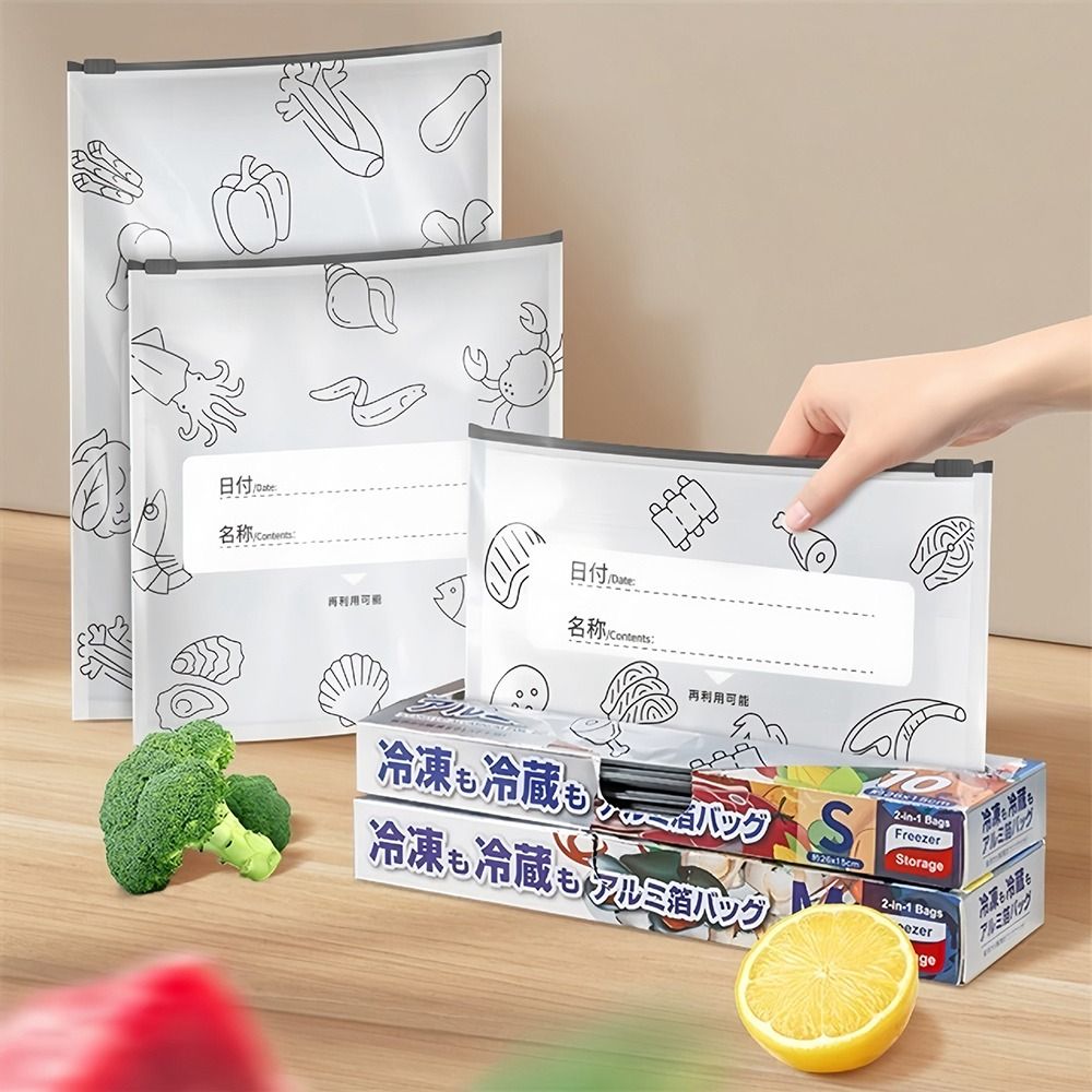 10 Teile/beutel Neue Aluminium – Reusable Zip Bag Bewertung und Preis