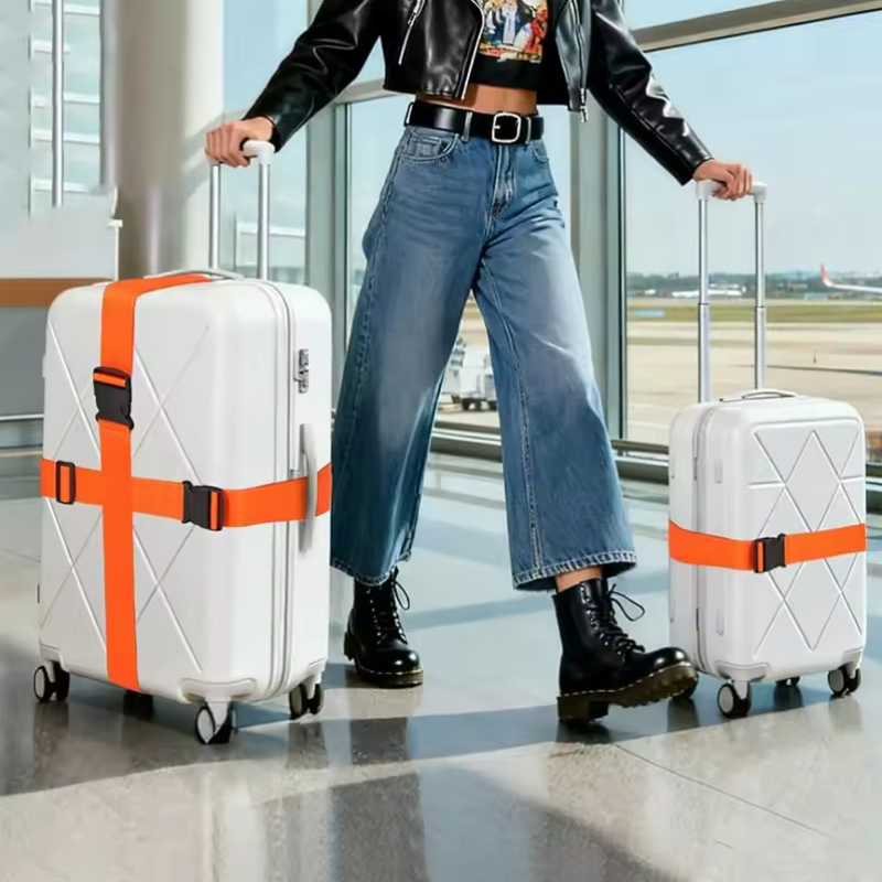 4-teiliges Gepäckgurt-Set, Gep – Luggage Strap Belt Bewertung und Preis